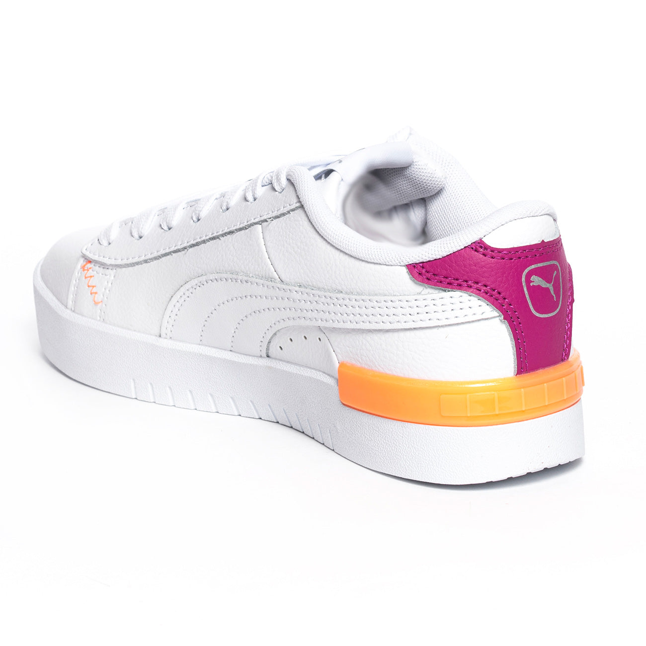 PUMA 380751-10 WHITE WHITE FUCHSIA SILVER Sneakers Donna 