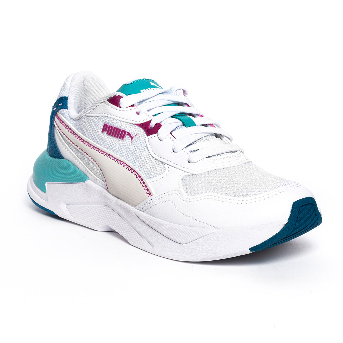 PUMA 384639-07WHITE FUCHSIA PORCELAIN