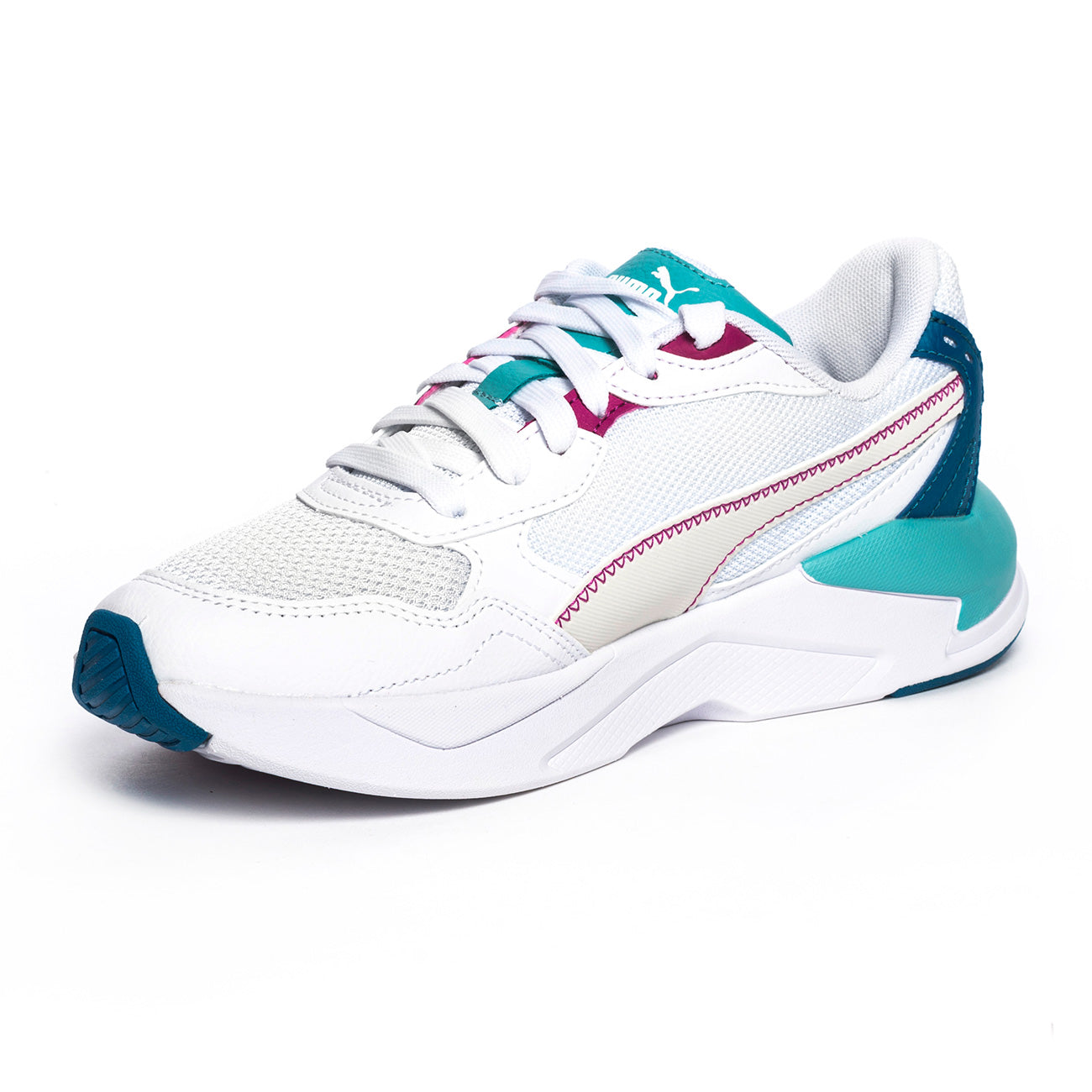 PUMA 384639-07WHITE FUCHSIA PORCELAIN