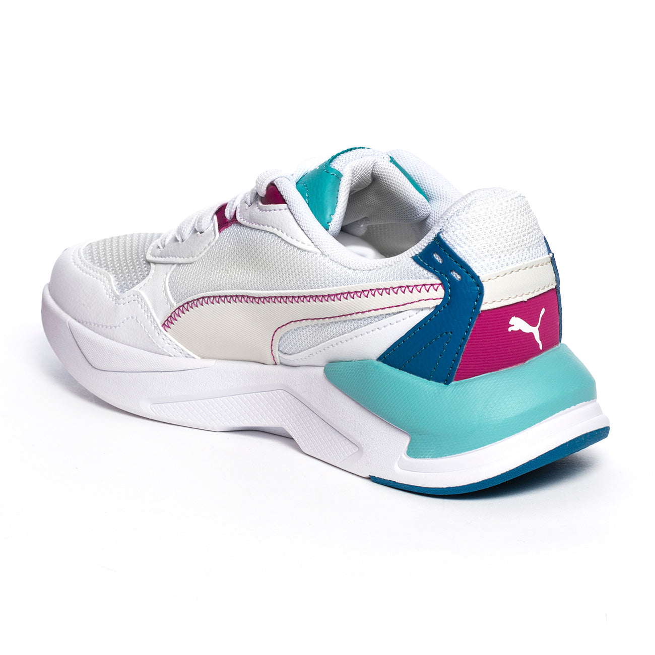 PUMA 384639-07WHITE FUCHSIA PORCELAIN