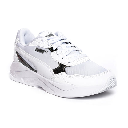 PUMA 384848-01 WHITE WHITE SILVER Sneakers Donna 