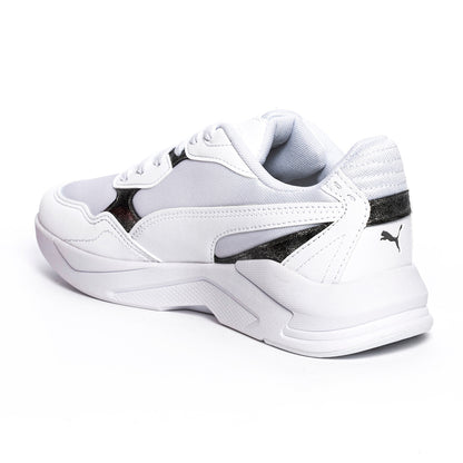 PUMA 384848-01 WHITE WHITE SILVER Sneakers Donna 