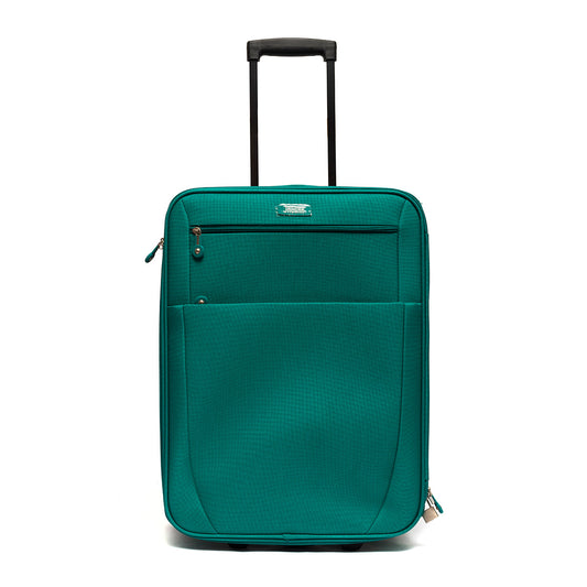 Valigia Trolley Jaguar 40x21x55cm Verde Petrolio