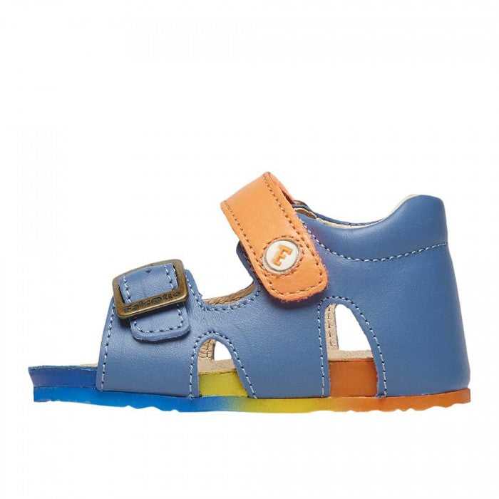 FALCOTTO 0011500737-03-1C65 AZURE-ORANGE Sandali Bambino 