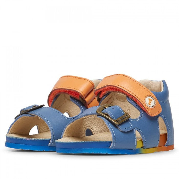 FALCOTTO 0011500737-03-1C65 AZURE-ORANGE Sandali Bambino 