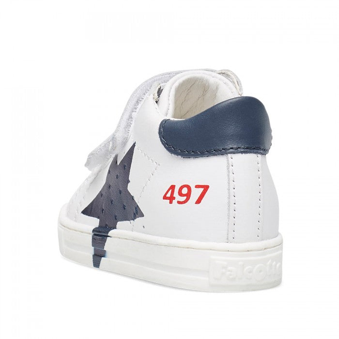 FALCOTTO 0012015346-01-1N27 WHITE-BLUE Sneakers Bambino 
