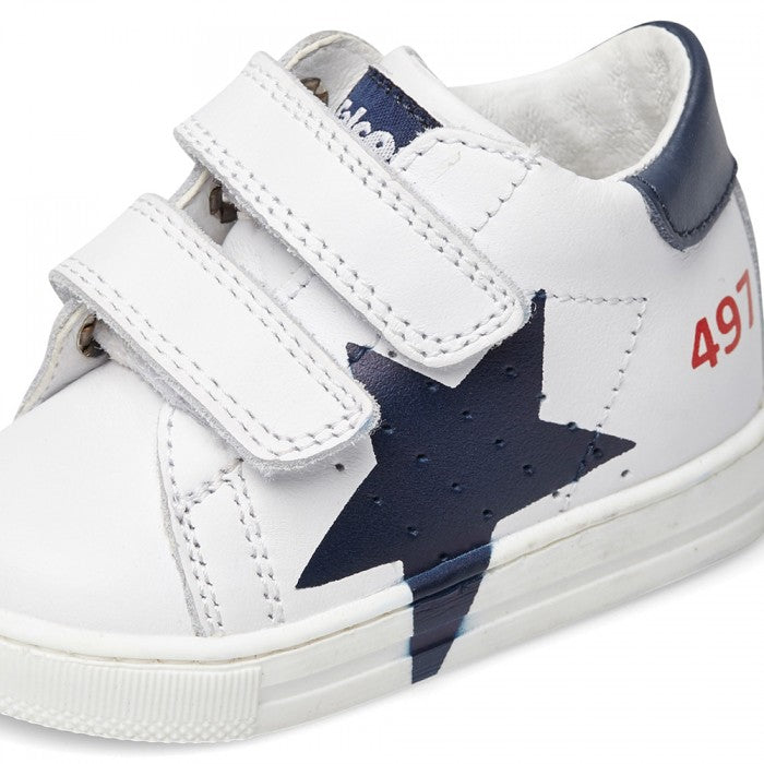 FALCOTTO 0012015346-01-1N27 WHITE-BLUE Sneakers Bambino 