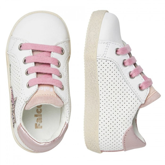 FALCOTTO 0012016751-11-1N04 WHITE-PINK Sneakers Bambina 