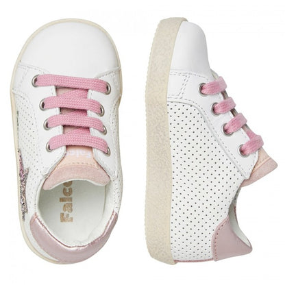 FALCOTTO 0012016751-11-1N04 WHITE-PINK Sneakers Bambina 