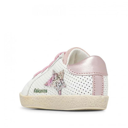 FALCOTTO 0012016751-11-1N04 WHITE-PINK Sneakers Bambina 