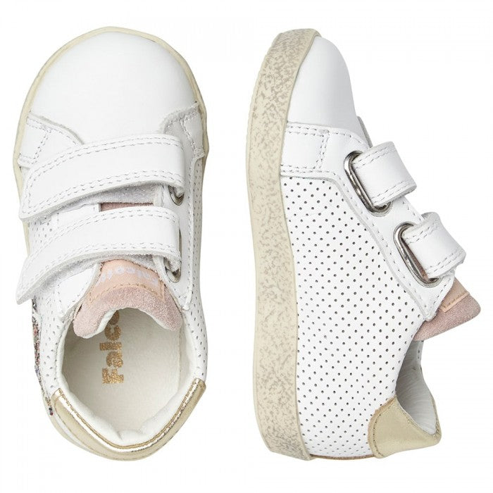 FALCOTTO 0012016752-11-1N03 WHITE-PLATINUM Sneakers Bambina 