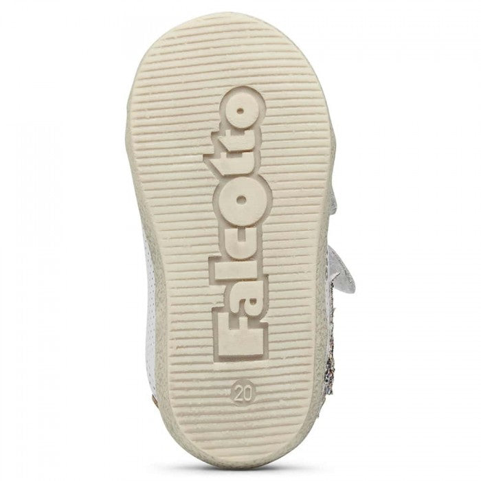 FALCOTTO 0012016752-11-1N03 WHITE-PLATINUM Sneakers Bambina 
