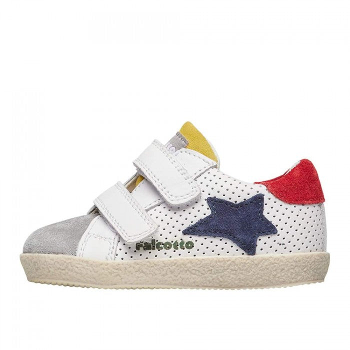FALCOTTO 0012016752-19-1B29 WHITE-RED PLUS Sneakers Bambino 
