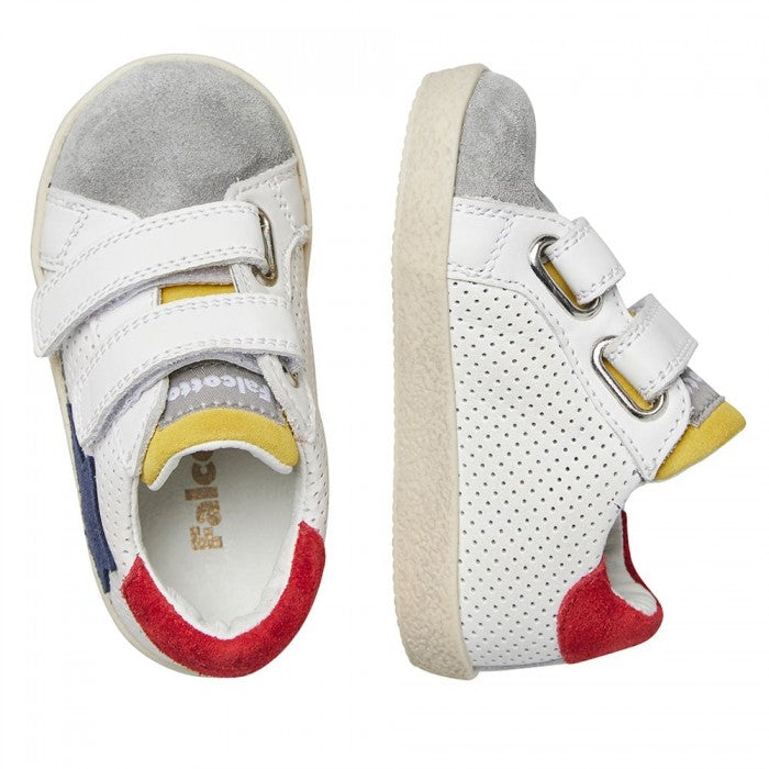 FALCOTTO 0012016752-19-1B29 WHITE-RED PLUS Sneakers Bambino 