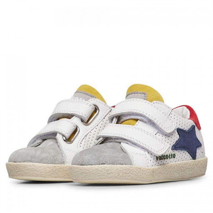 FALCOTTO 0012016752-19-1B29 WHITE-RED PLUS Sneakers Bambino 