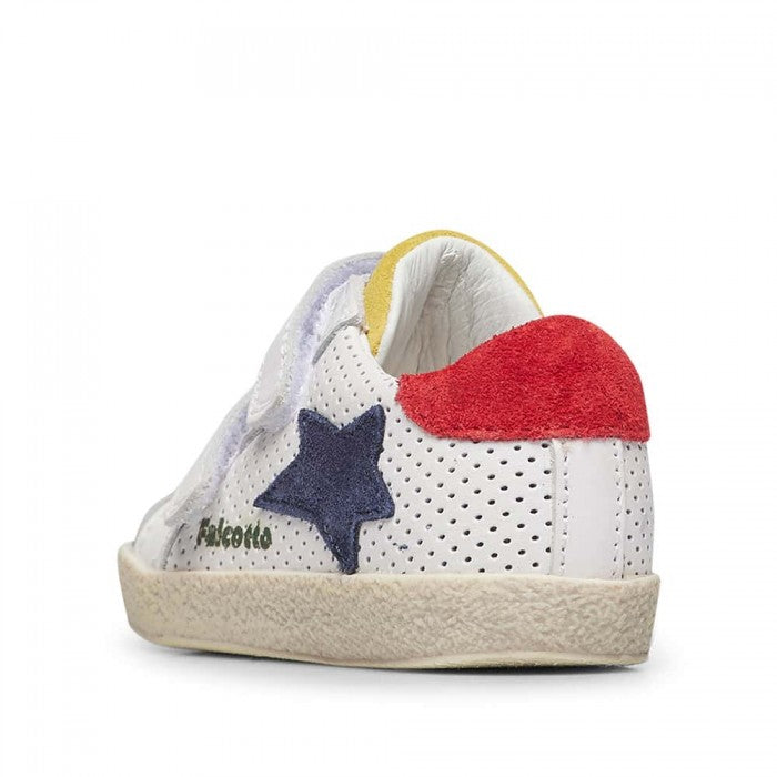 FALCOTTO 0012016752-19-1B29 WHITE-RED PLUS Sneakers Bambino 