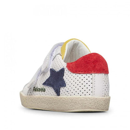 FALCOTTO 0012016752-19-1B29 WHITE-RED PLUS Sneakers Bambino 