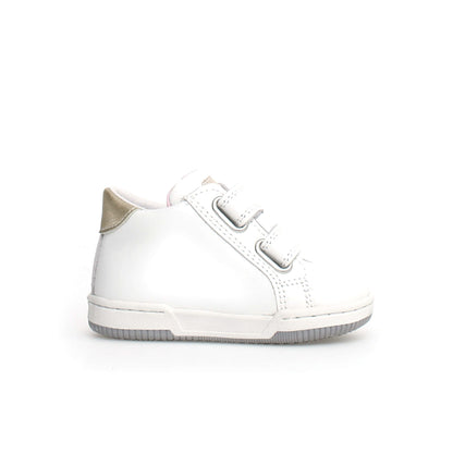FALCOTTO 0012018219-01-1N04 WHITE-PINK-PLATINUM Sneakers Bambina 