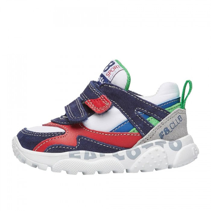 FALCOTTO 0012018224-01-1C49 NAVY-WHITE-RED Sneakers Bambino 