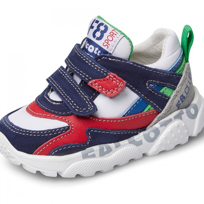 FALCOTTO 0012018224-01-1C49 NAVY-WHITE-RED Sneakers Bambino 
