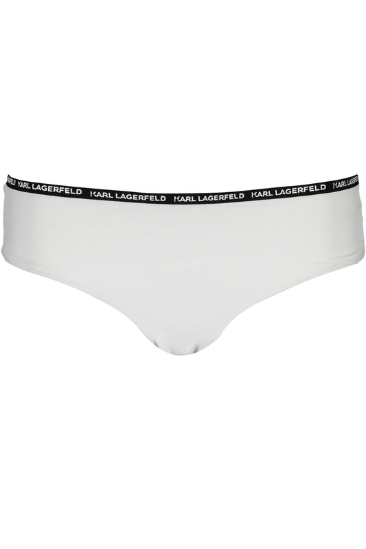 KARL LAGERFELD KL21WBT02_BIANCO_WHITE Bianco Costumi Donna 