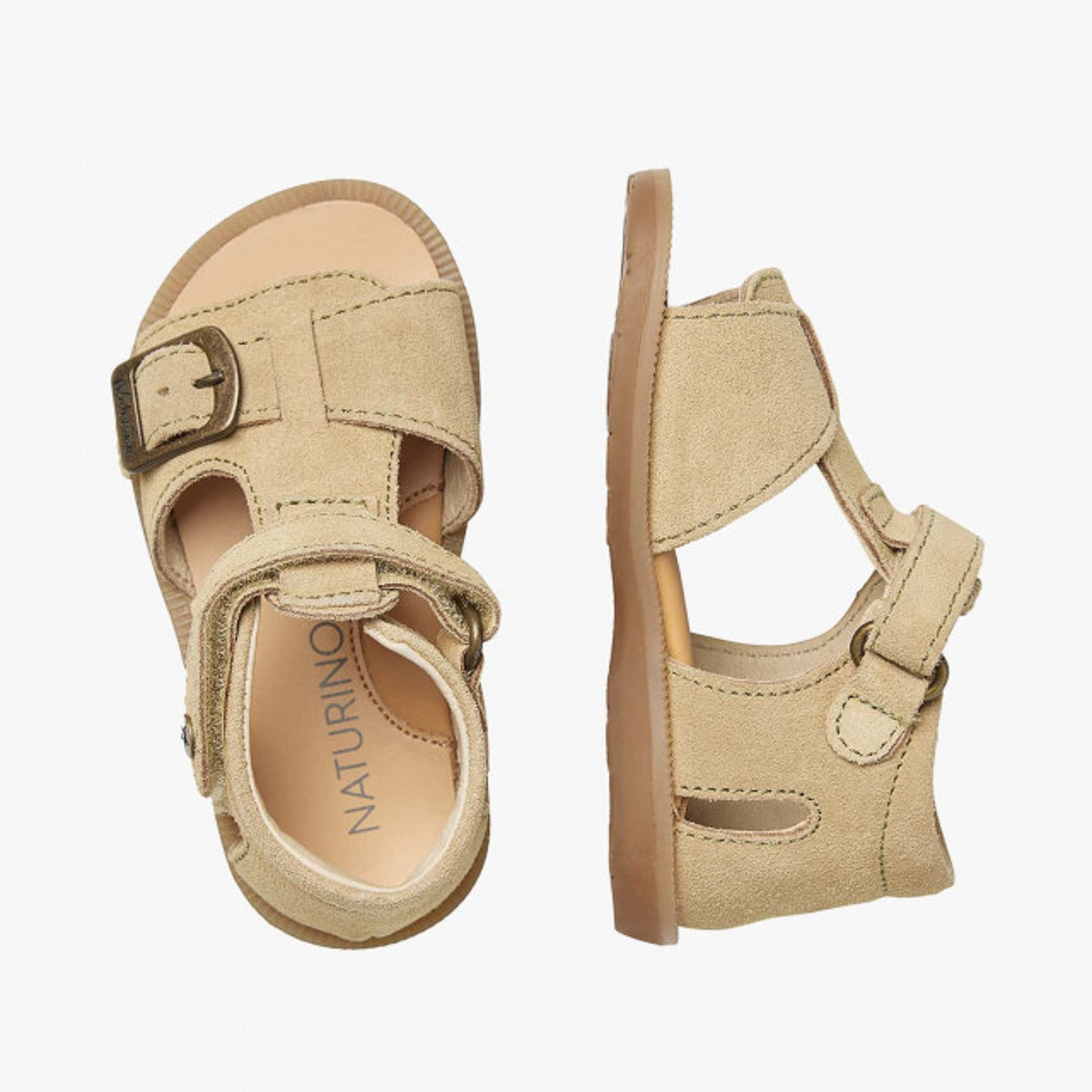 NATURINO 0010502485-34-3D23 SAND MILITARE Sandali Bambino 