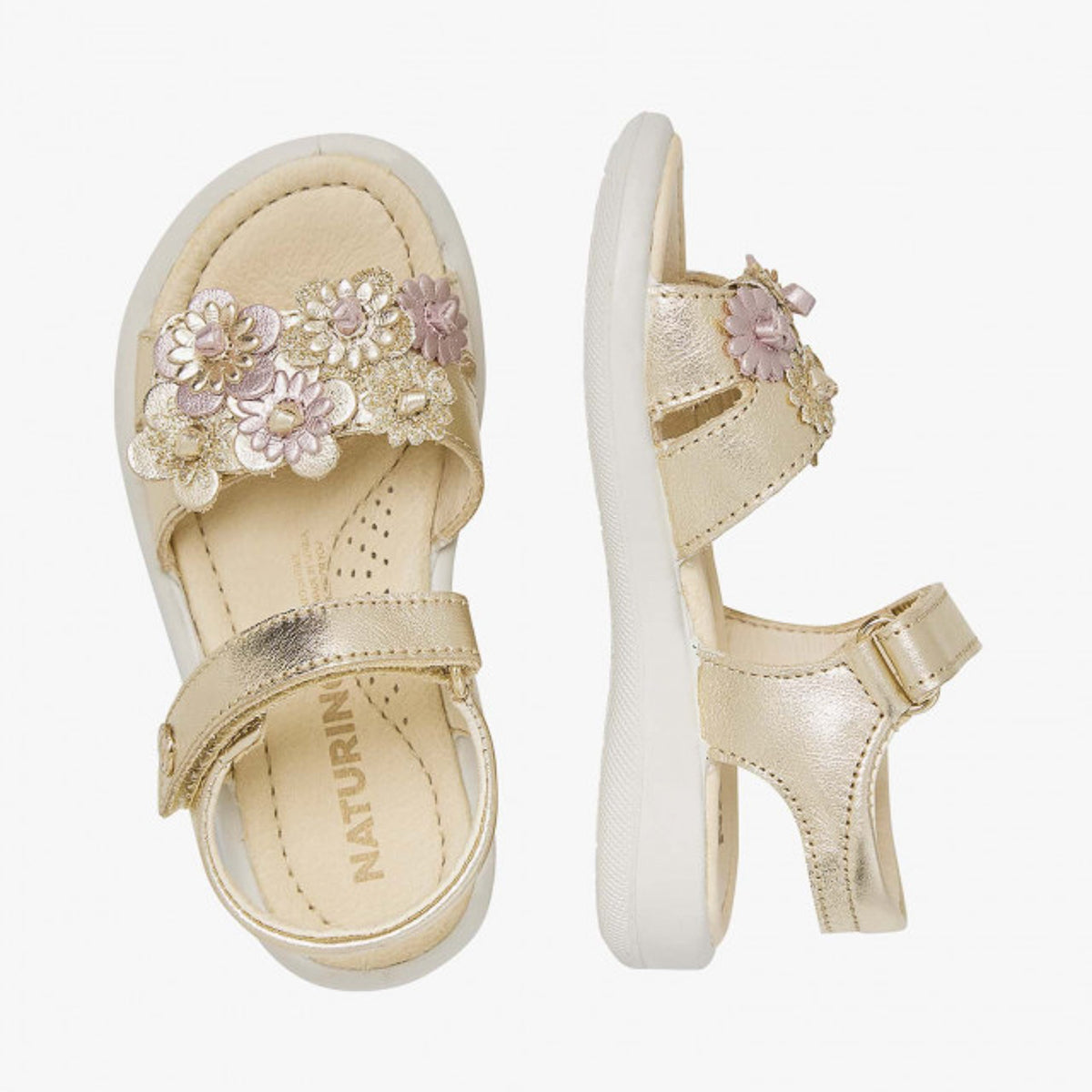 NATURINO 0010502980-03-1Q60 PLATINUM CIPRIA Sandali Bambina 