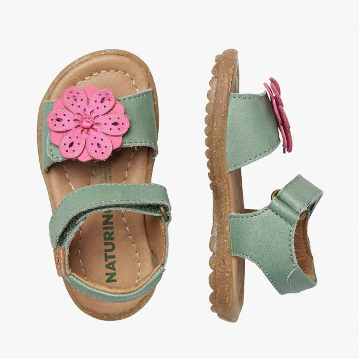 NATURINO 0010503184-01-3F18 SAGE FLAMINGO Sandali Bambina 