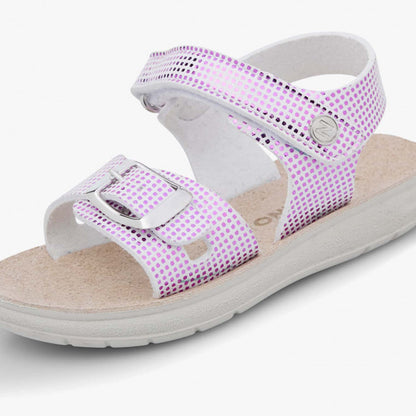 NATURINO 0010503212-02-1N11 WHITE FUCHSIA Sandali Bambina 