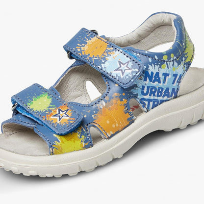 NATURINO 0010503219-01-1C89 AZURE MULTI Sandali Bambino 