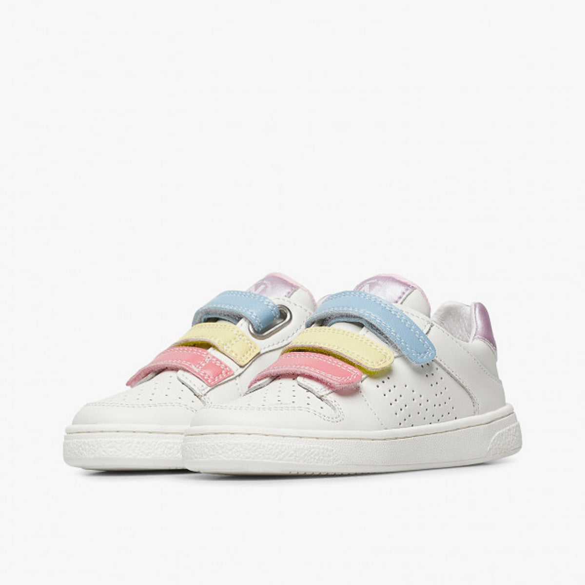 NATURINO 0012017497-04-1N81 WHITE CANDY PAGLIA Sneakers Bambina 
