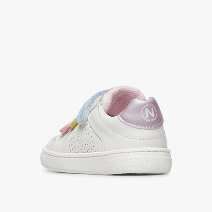 NATURINO 0012017497-04-1N81 WHITE CANDY PAGLIA Sneakers Bambina 