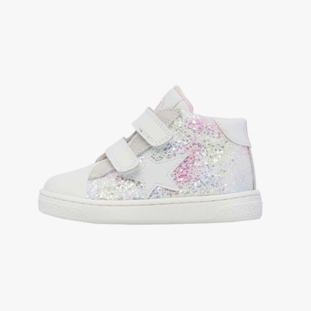 NATURINO 0012017857-28-2N86 WHITE-MULTI Sneakers Bambina 