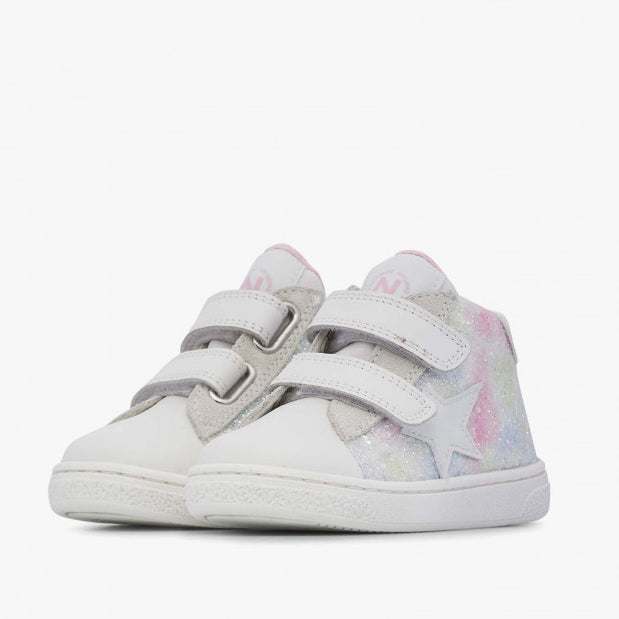 NATURINO 0012017857-28-2N86 WHITE-MULTI Sneakers Bambina 