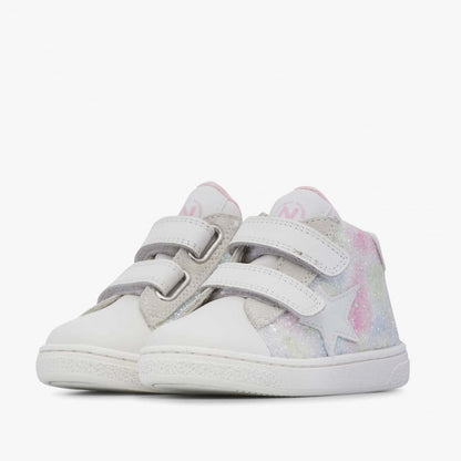 NATURINO 0012017857-28-2N86 WHITE-MULTI Sneakers Bambina 