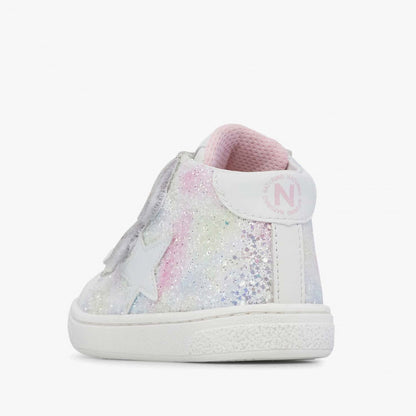 NATURINO 0012017857-28-2N86 WHITE-MULTI Sneakers Bambina 