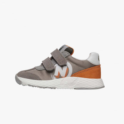NATURINO 0012018225-13-2B21 GREY-MILITARE-ORANGE Sneakers Bambino 
