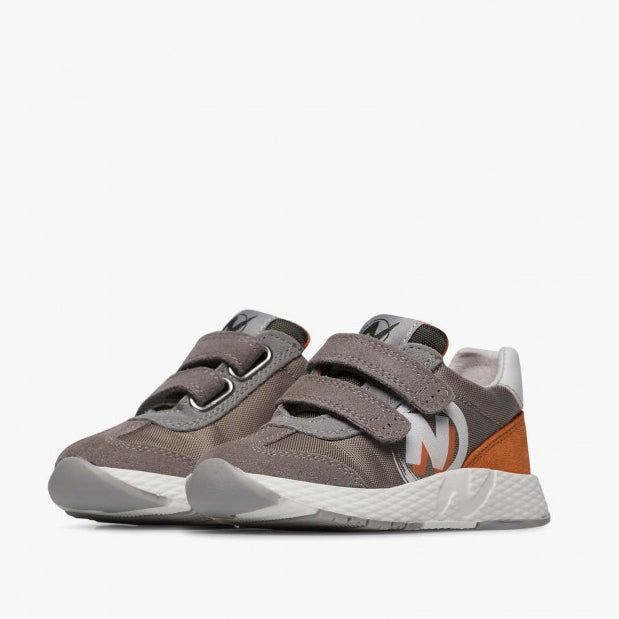 NATURINO 0012018225-13-2B21 GREY-MILITARE-ORANGE Sneakers Bambino 