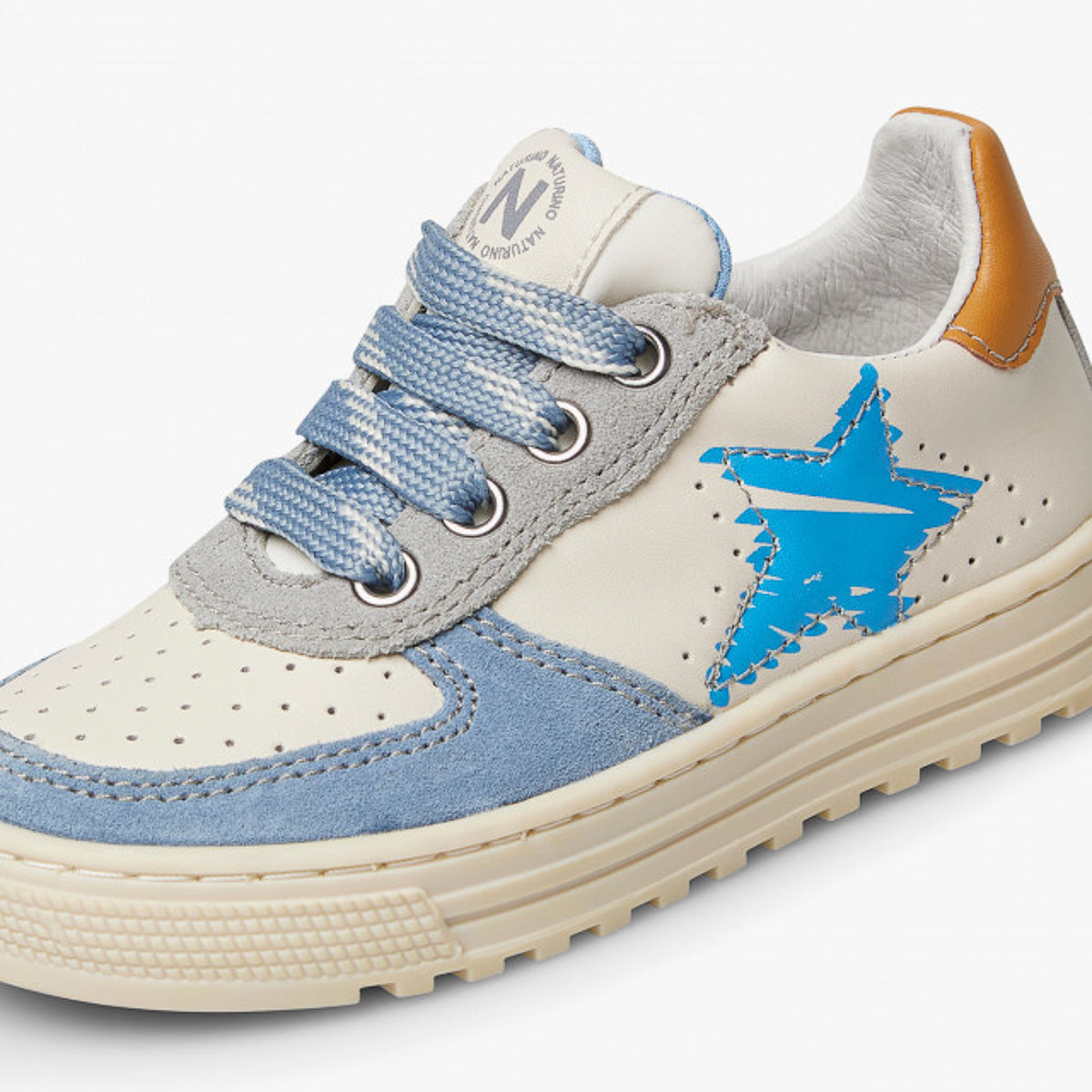 NATURINO 0012018240-01-2C28 CELESTE MILK ZUCCA Sneakers Bambino 