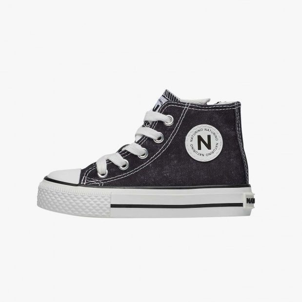 NATURINO 0012018270-01-0A01 BLACK Sneakers Bambino 