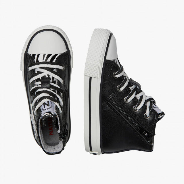 NATURINO 0012018582-01-0A01 BLACK Sneakers Bambina 