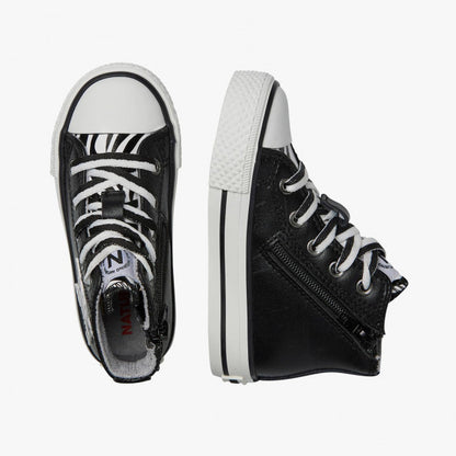 NATURINO 0012018582-01-0A01 BLACK Sneakers Bambina 