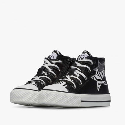 NATURINO 0012018582-01-0A01 BLACK Sneakers Bambina 