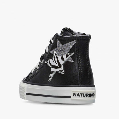 NATURINO 0012018582-01-0A01 BLACK Sneakers Bambina 