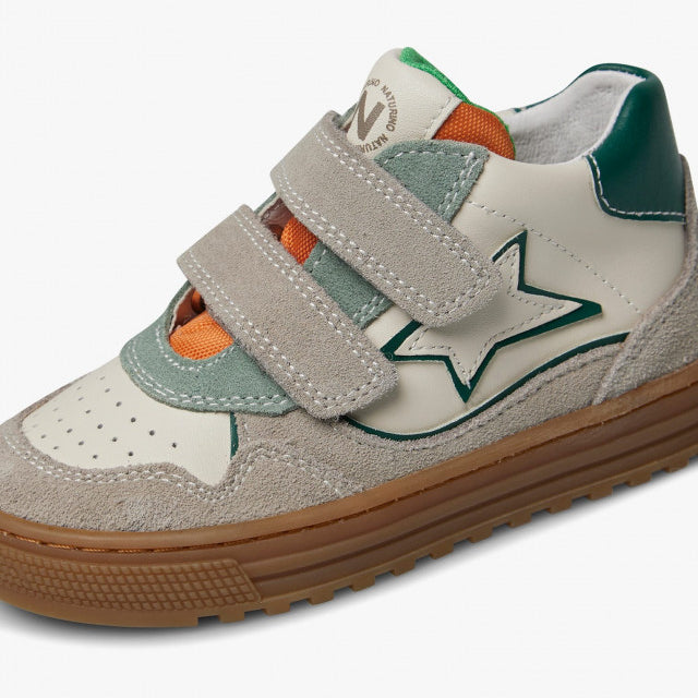 NATURINO 0012018618-01-2D79 TAUPE-MILK-SAGE Sneakers Bambino 
