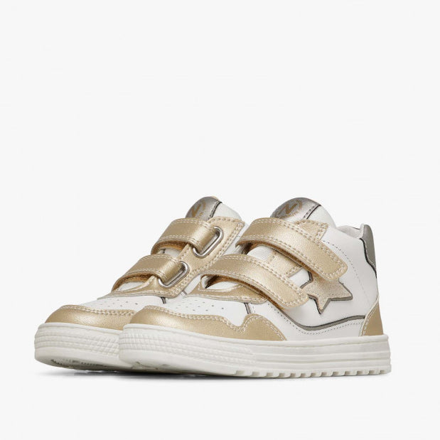 NATURINO 0012018618-07-1Q17 PLATINUM-WHITE Sneakers Bambina 