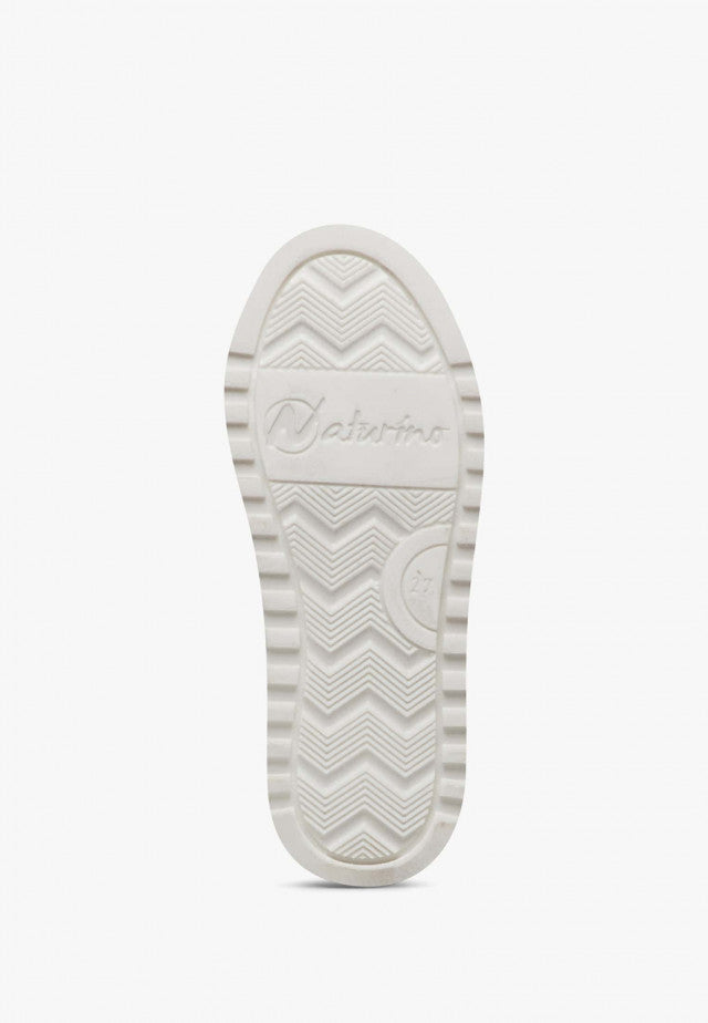 NATURINO 0012018618-07-1Q17 PLATINUM-WHITE Sneakers Bambina 