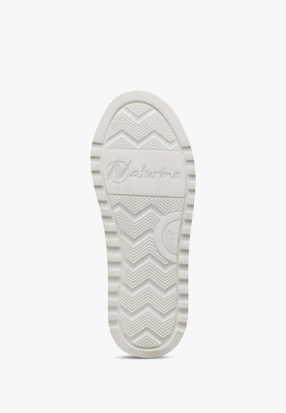 NATURINO 0012018618-07-1Q17 PLATINUM-WHITE Sneakers Bambina 