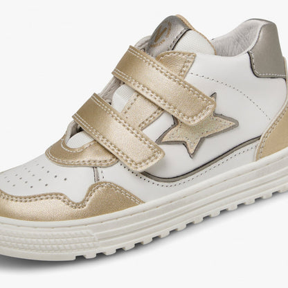NATURINO 0012018618-07-1Q17 PLATINUM-WHITE Sneakers Bambina 