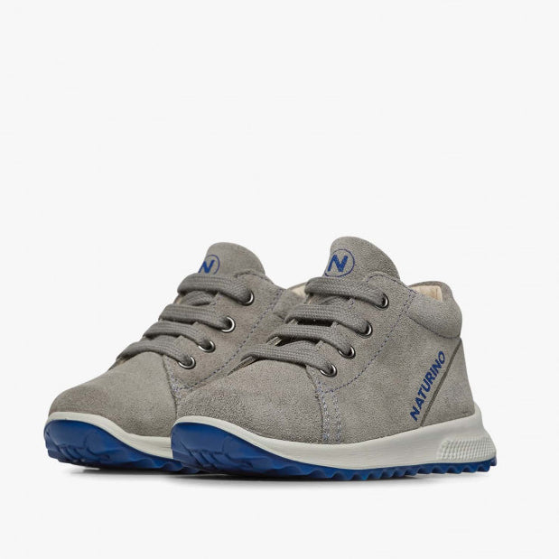 NATURINO 0012018837-02-1B20 DARK GREY-AZURE Sneakers Bambino 
